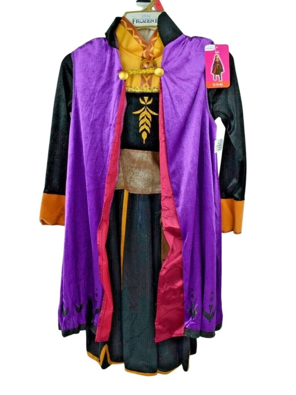 Disney Frozen 2 "Anna" Deluxe Costume Girls Size Small 4-6 New (Halloween)